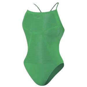 Speedo Womens Swimsuit XS 26 Kelly Green 1 Piece Endurance Lite Hydralign Modest